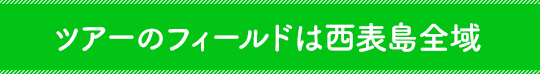 ツアーのフィールドは西表島全体